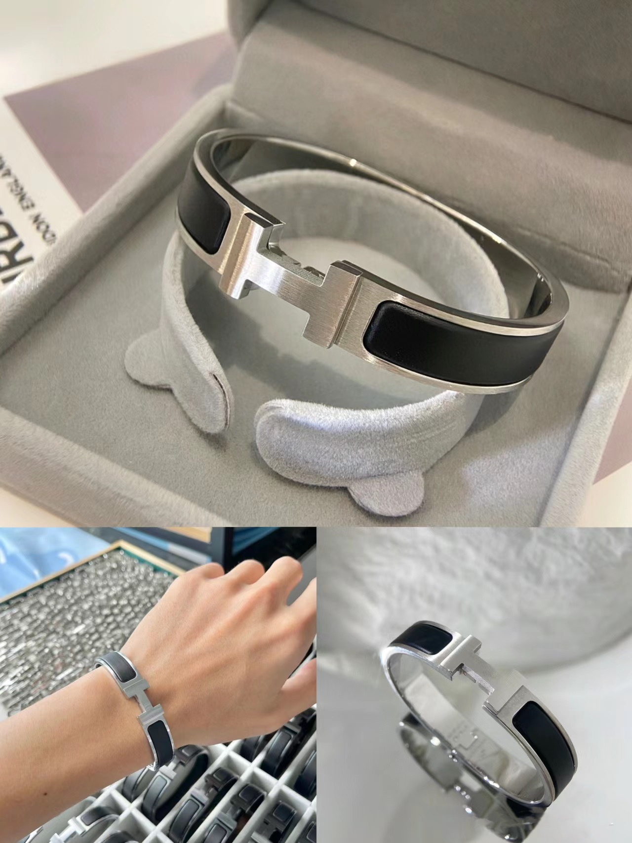 Hermès Classic All-Black Bracelet - Comprehensive 5