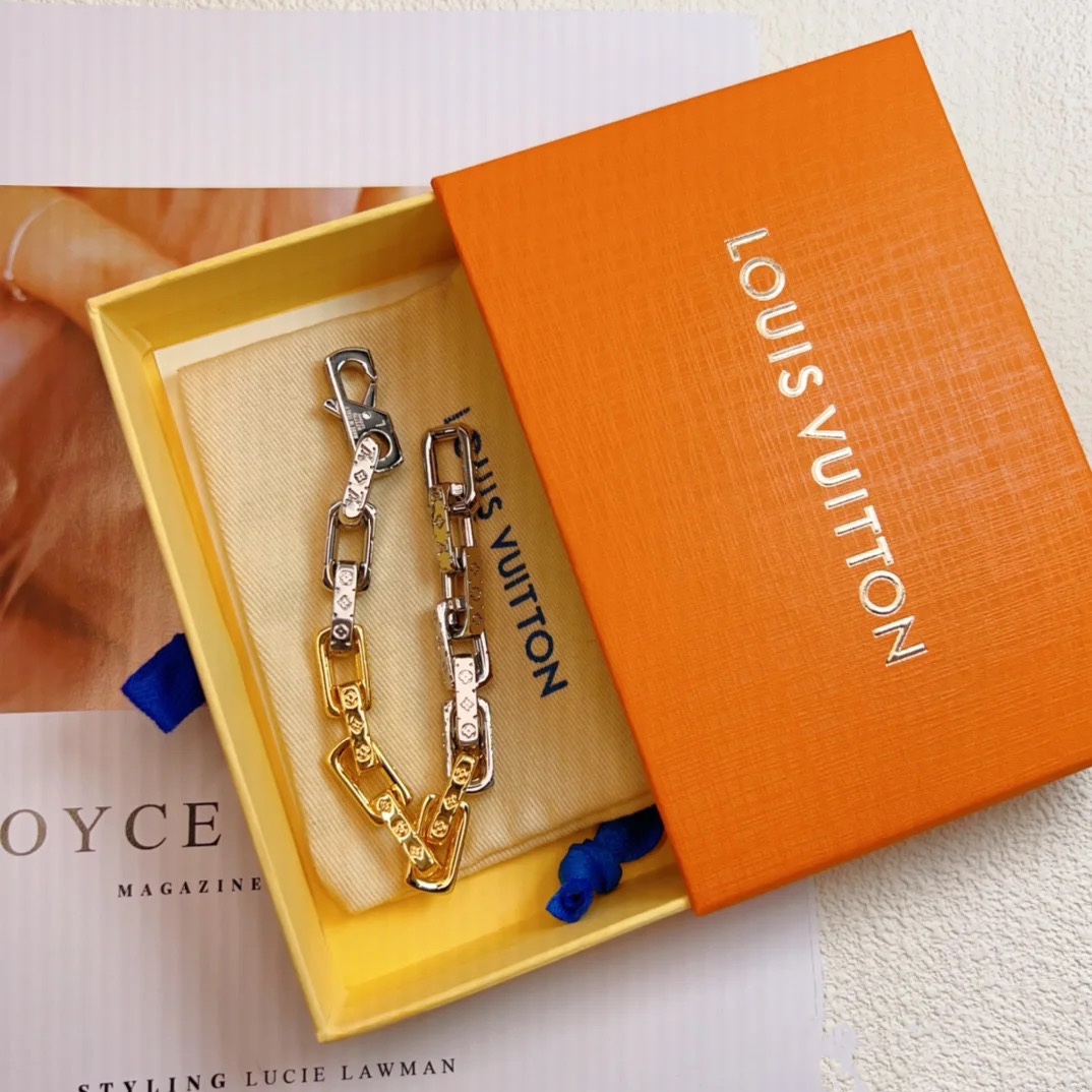 Louis Vuitton Two-Tone Bamboo Motif Bracelet - Comprehensive 2
