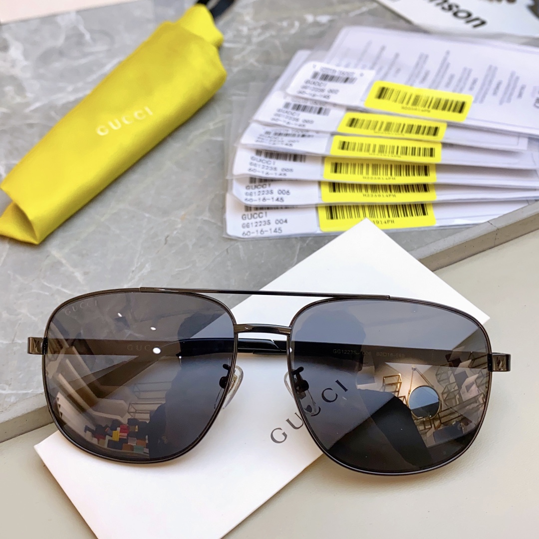 ，【GUCC*】古*驰新款太阳镜，MODEL：GG1223S，SIZE：60口16-145