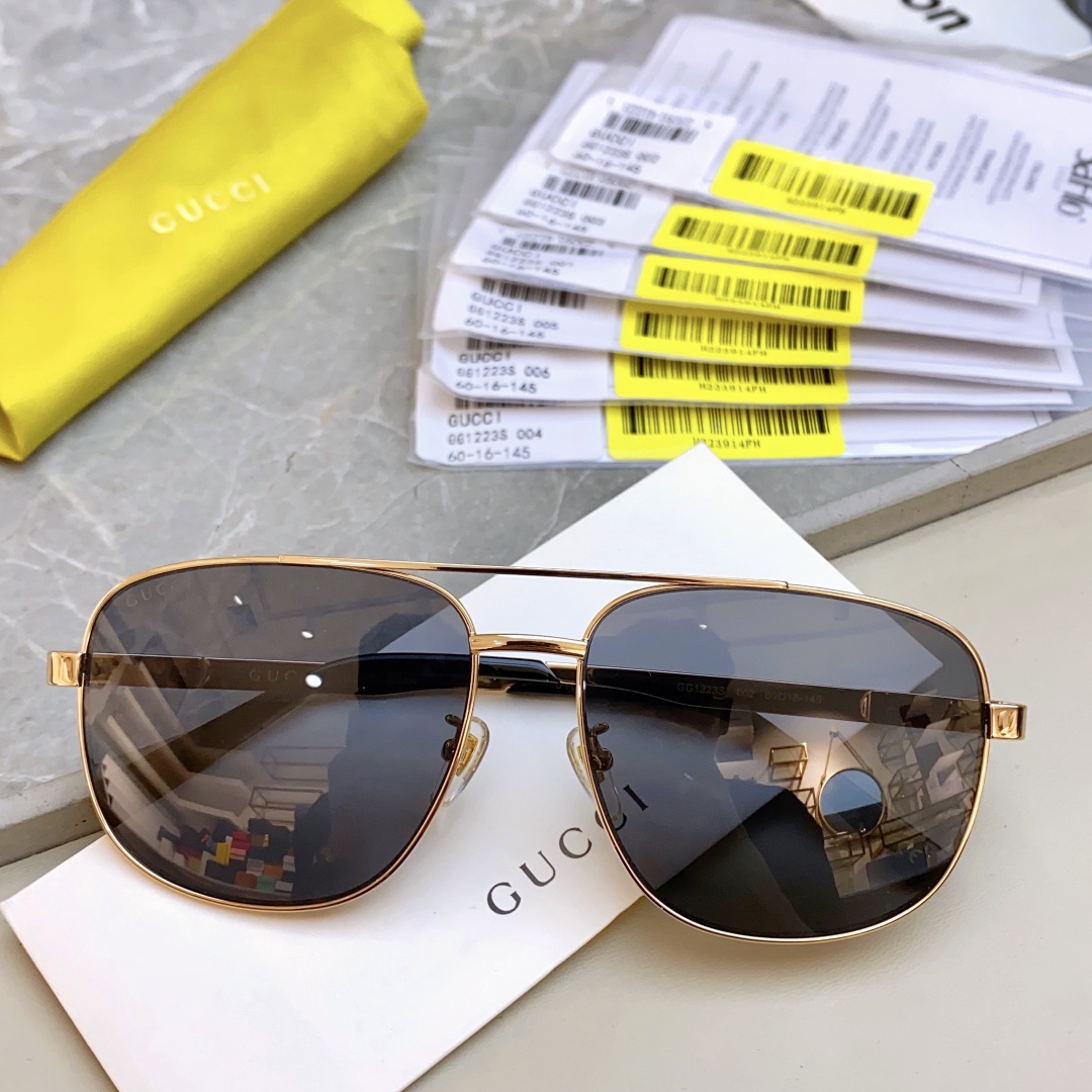 ，【GUCC*】古*驰新款太阳镜，MODEL：GG1223S，SIZE：60口16-145