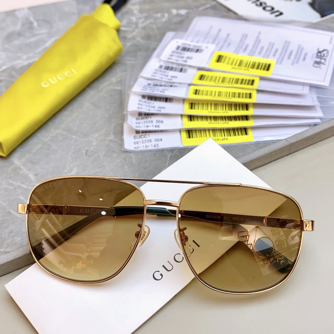 ，【GUCC*】古*驰新款太阳镜，MODEL：GG1223S，SIZE：60口16-145