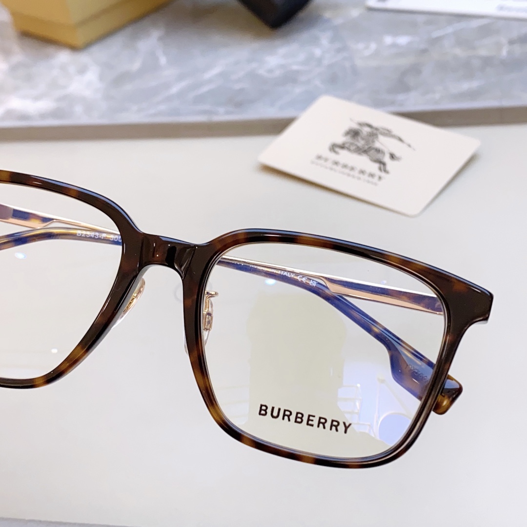 ，【BURBERR*】巴宝*莉新款光学架，男女同款，可配近视镜，MODEL：B2343-F，SIZE：5