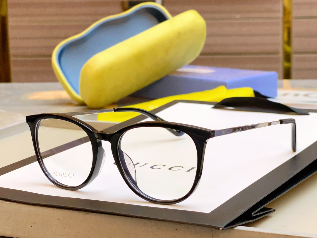 ，【GUCC*】古*驰新款光学架，MODEL：GG1468OA， SIZE：52口18-145