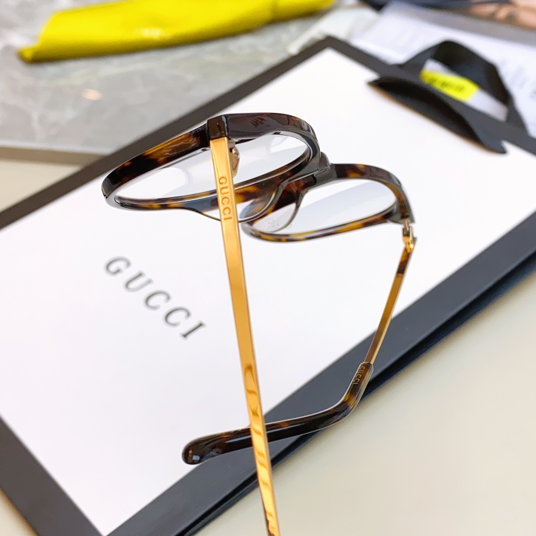 ，【GUCC*】古*驰新款光学架，MODEL：GG1468OA， SIZE：52口18-145