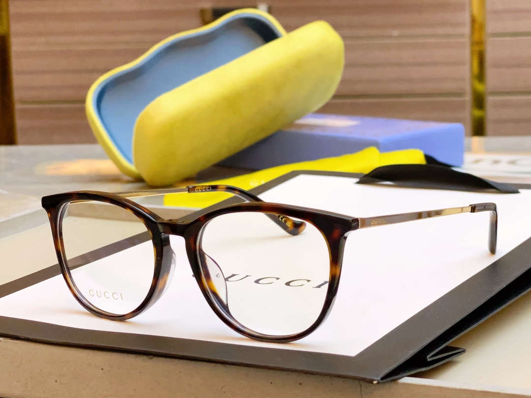 ，【GUCC*】古*驰新款光学架，MODEL：GG1468OA， SIZE：52口18-145