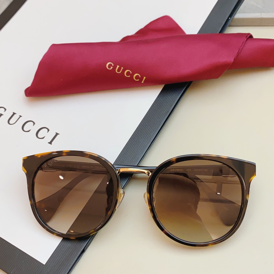 ，【GUCC*】古*驰新款太阳镜🕶️，MODEL：GG1181SK，SIZE：55口23-150