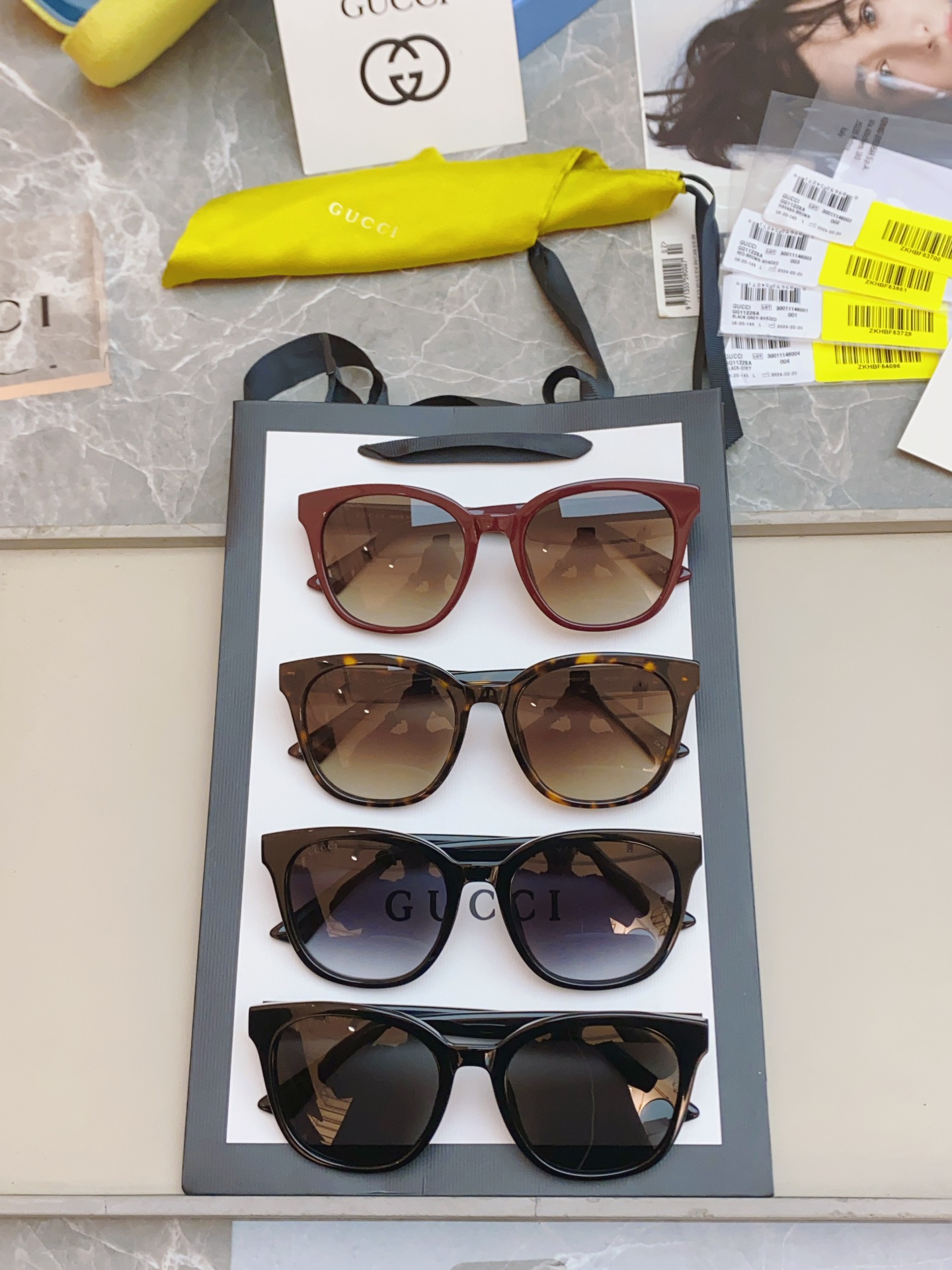 ，【GUCC*】古*驰新款太阳镜，MODEL:GG1122SA，SIZE:56口20-145