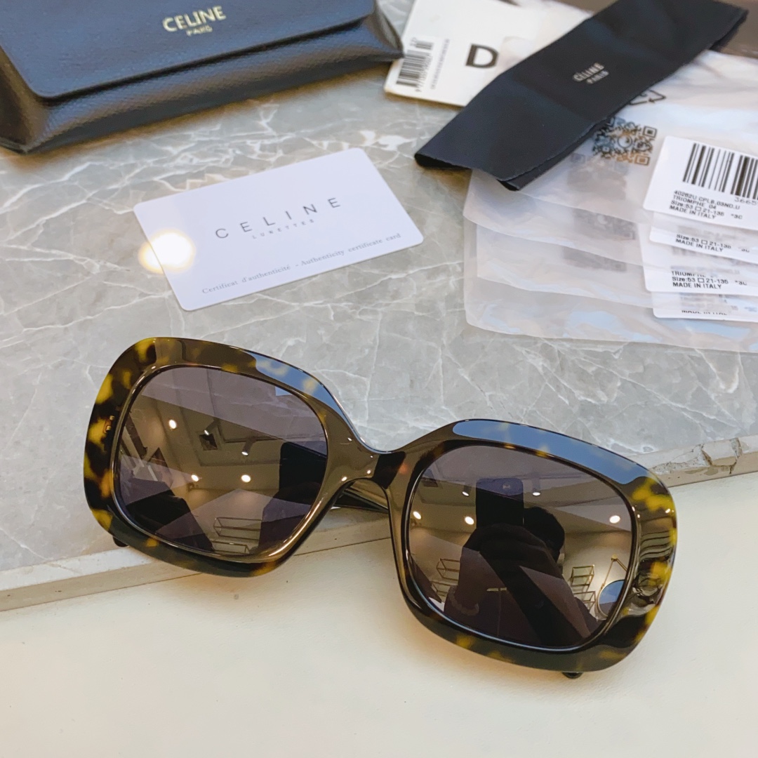 ，【CELIN*】赛*琳新款太阳镜， MODELCL40262U ，SIZE 53口21-135
