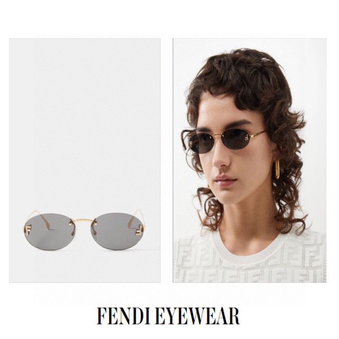 ，【FEND*】芬*迪新款太阳镜🕶️，MODEL FE4075US，SIZE54口15-135