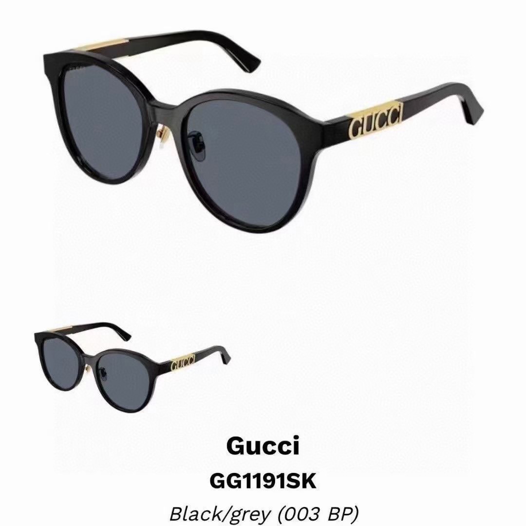 ，【GUCC*】古*驰新款太阳镜，MODEL：GG1191SK ，SIZE：56口21-150