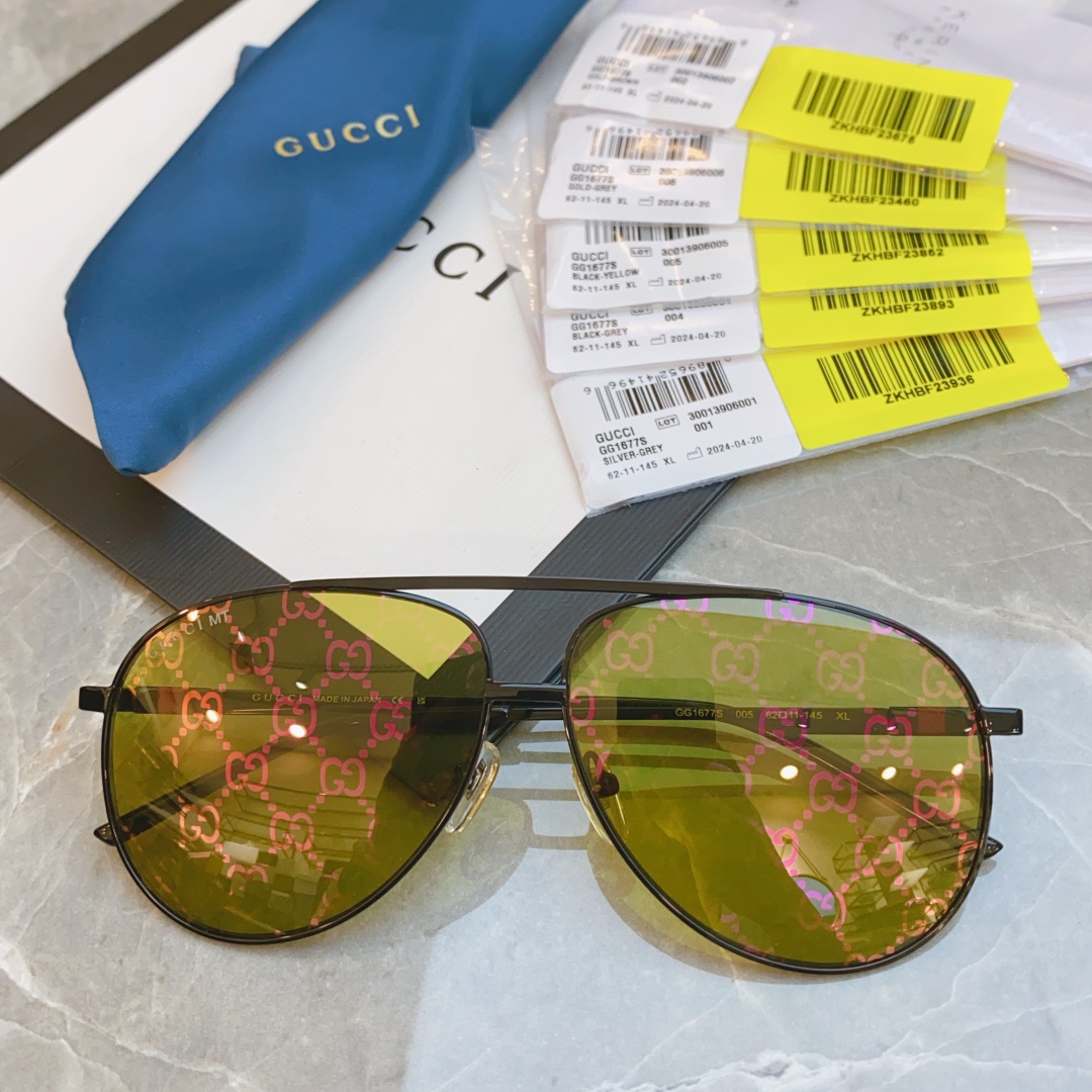 ，【GUCC*】古*驰新款太阳镜🕶️，
MODGG1677S，SIZE59-16-145
