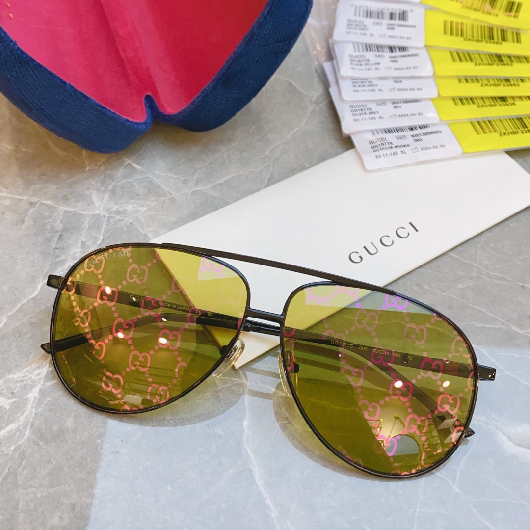 ，【GUCC*】古*驰新款太阳镜🕶️，
MODGG1677S，SIZE59-16-145
