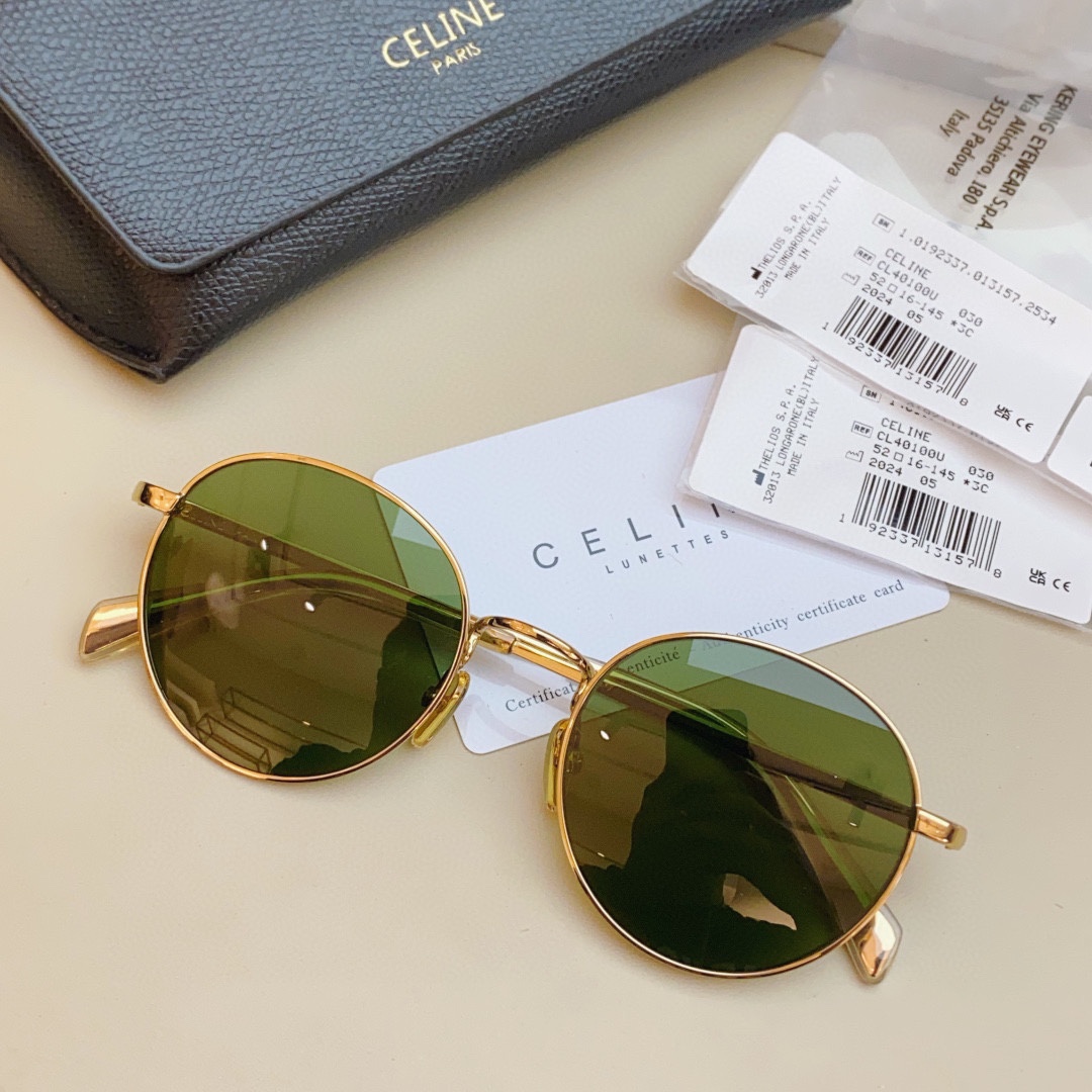 ，爆款到货到货！市面最高版本【CELIN*】赛*琳 CL40100U复古墨镜！秒入款❗️size49口2