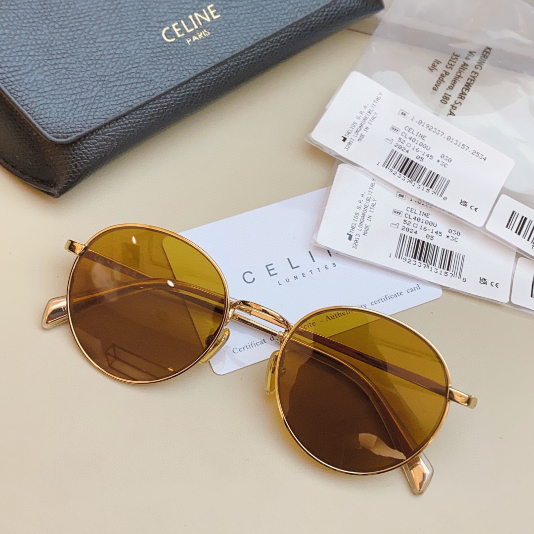 ，爆款到货到货！市面最高版本【CELIN*】赛*琳 CL40100U复古墨镜！秒入款❗️size49口2