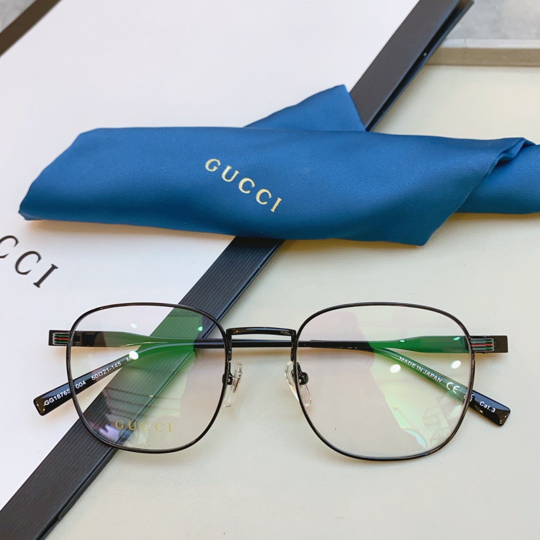 ，【GUCC*】古*驰新款光学架，MODEL：GG1876S，SIZE：50口21-145