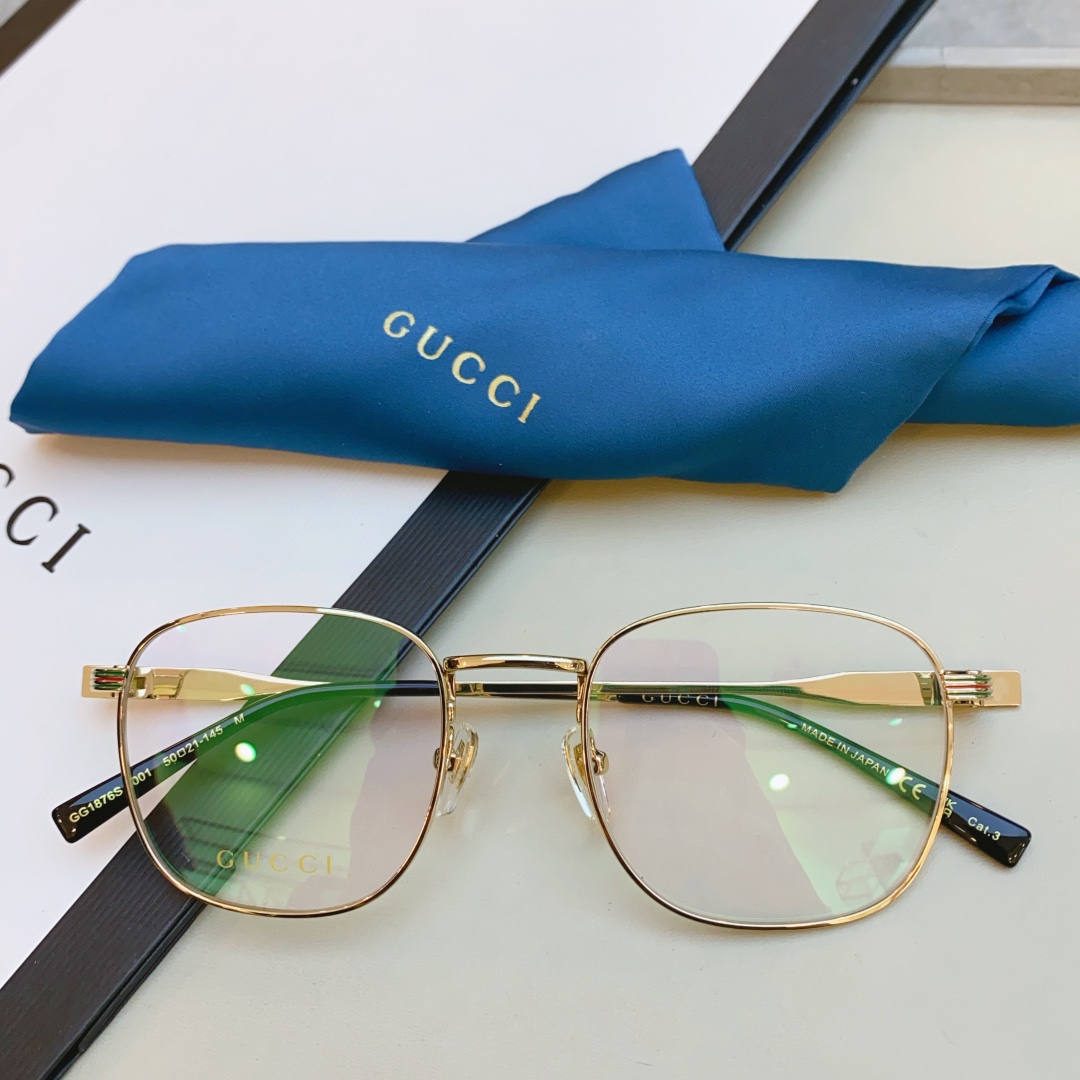 ，【GUCC*】古*驰新款光学架，MODEL：GG1876S，SIZE：50口21-145