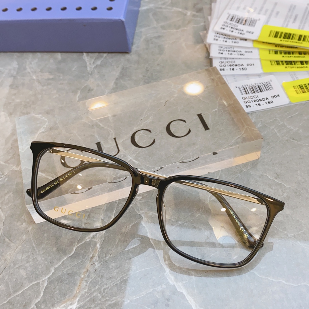 ，【GUCC*】古*驰新款光学架，GG1609OA ，SIZE56口16-150