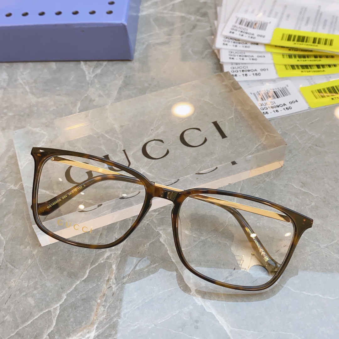 ，【GUCC*】古*驰新款光学架，GG1609OA ，SIZE56口16-150