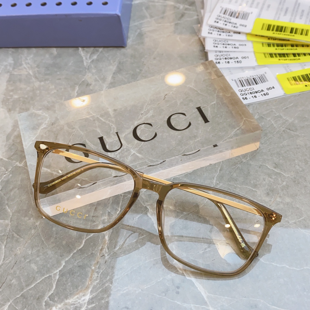 ，【GUCC*】古*驰新款光学架，GG1609OA ，SIZE56口16-150