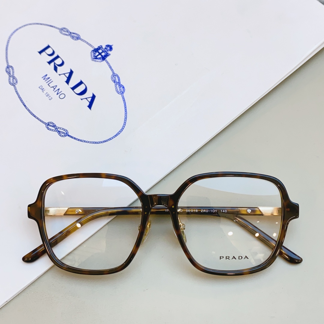 ，【PRAD*】普拉*达新款光学架，MODEL：VPR 13Z-D，SIZE：56口18-140