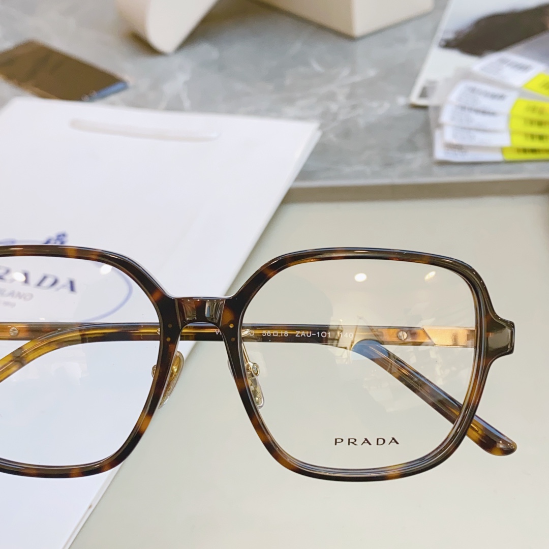 ，【PRAD*】普拉*达新款光学架，MODEL：VPR 13Z-D，SIZE：56口18-140