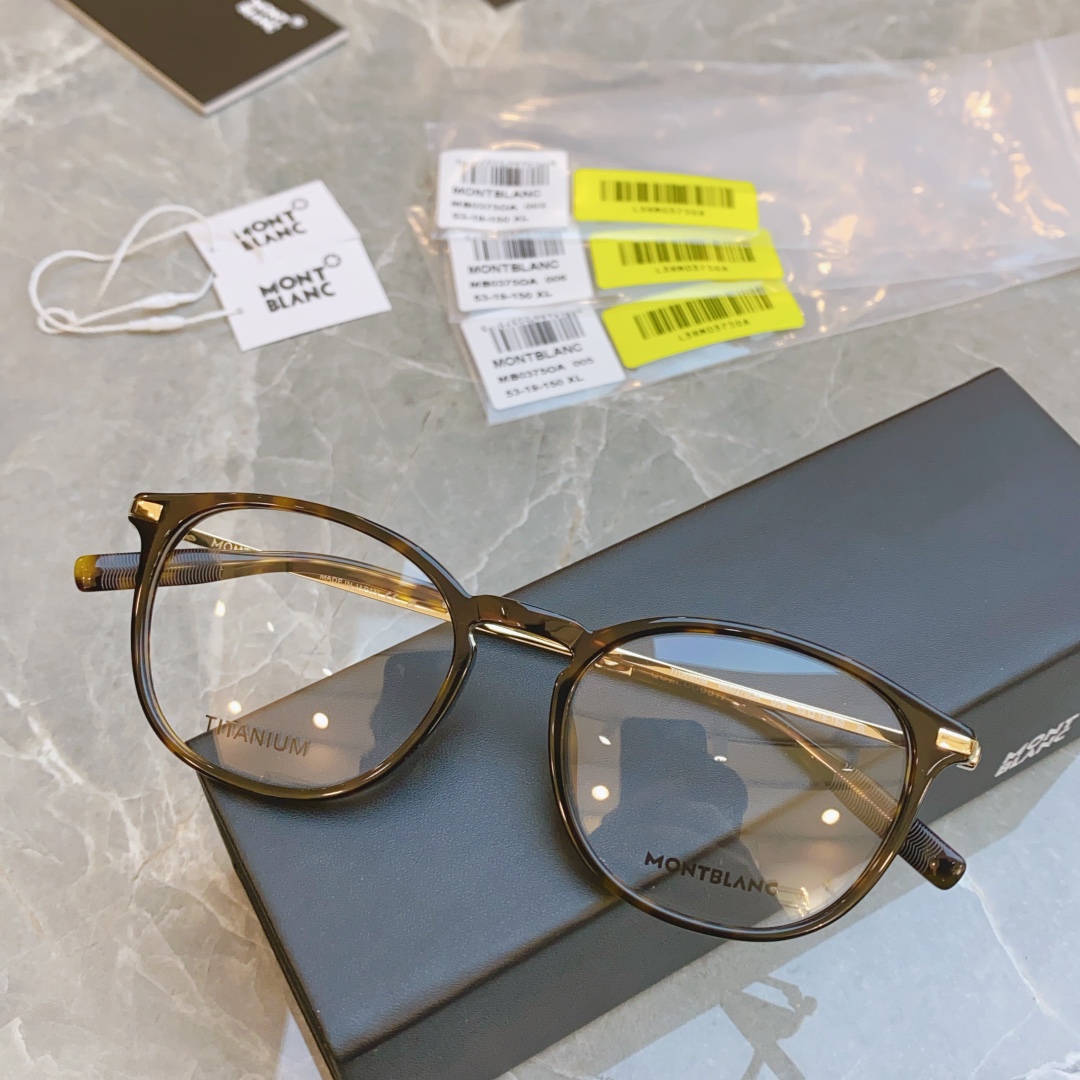 ，【MONT BLAN*】万宝*龙新款光学钛架，MODELMB0375OA，SIZE53口19-150