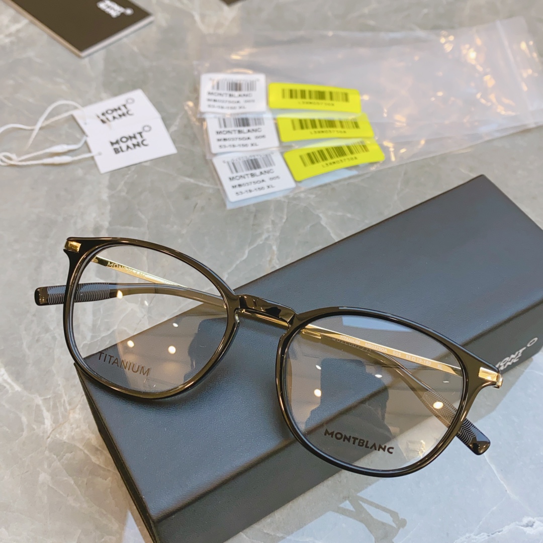 ，【MONT BLAN*】万宝*龙新款光学钛架，MODELMB0375OA，SIZE53口19-150
