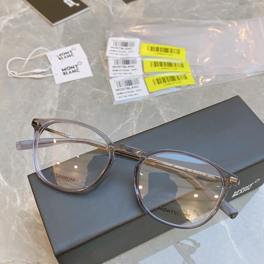 ，【MONT BLAN*】万宝*龙新款光学钛架，MODELMB0375OA，SIZE53口19-150