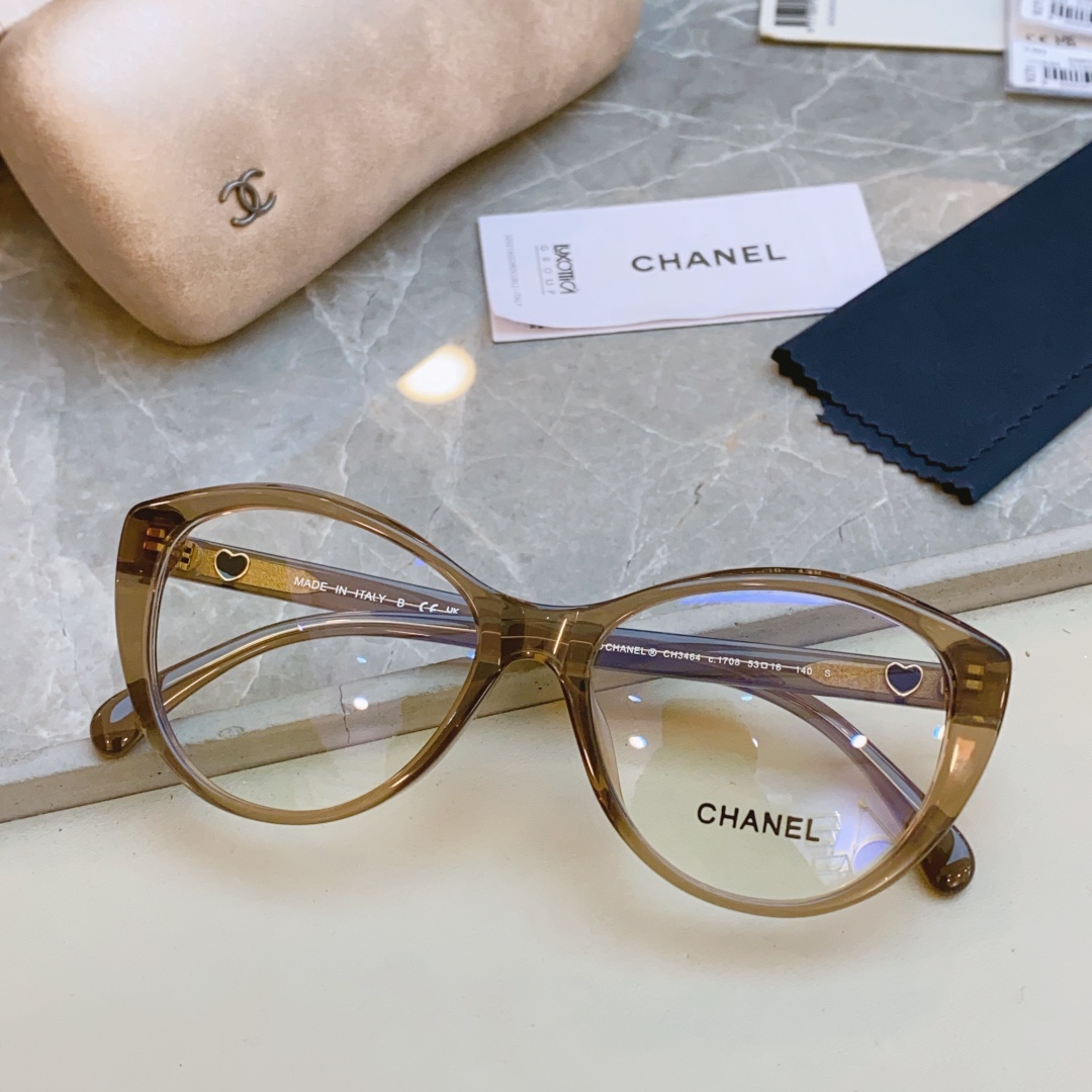 ，【CHANE*】香奈*儿新款光学架，MODEL：CH3464， SIZE53口16-140