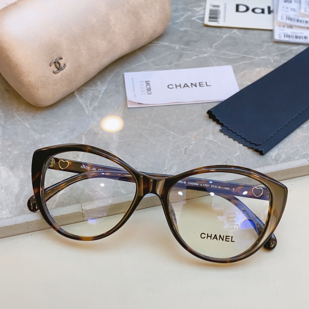 ，【CHANE*】香奈*儿新款光学架，MODEL：CH3464， SIZE53口16-140