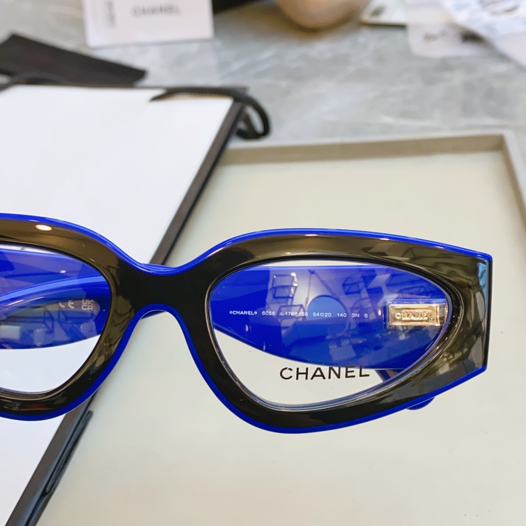 ，高质量版本，【CHANE*】香奈*儿新款太阳镜🕶️，MODEL：CH6056，SIZE：54口20-1