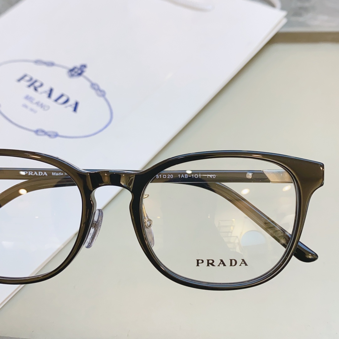 ，【PRAD*】普拉*达新款光学架，MODEL：VPR 12Z-D，SIZE：51口20-140