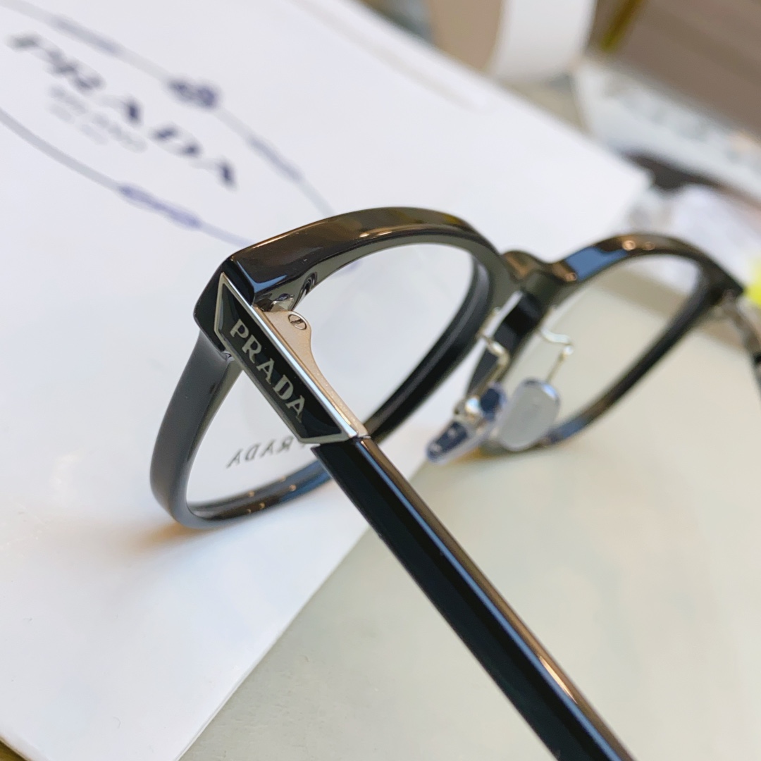 ，【PRAD*】普拉*达新款光学架，MODEL：VPR 12Z-D，SIZE：51口20-140