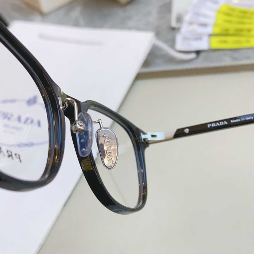 ，【PRAD*】普拉*达新款光学架，MODEL：VPR 12Z-D，SIZE：51口20-140