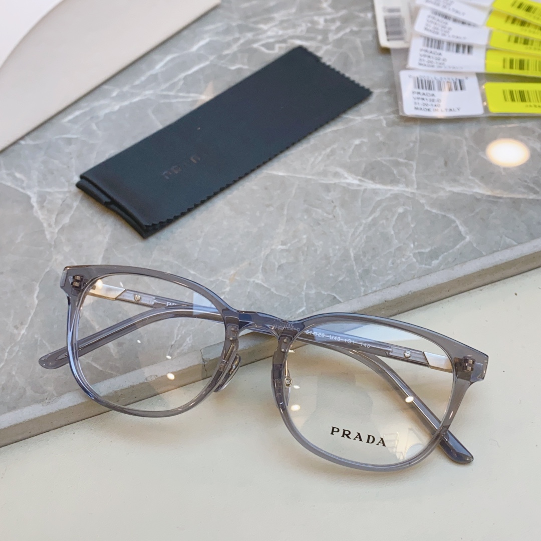，【PRAD*】普拉*达新款光学架，MODEL：VPR 12Z-D，SIZE：51口20-140