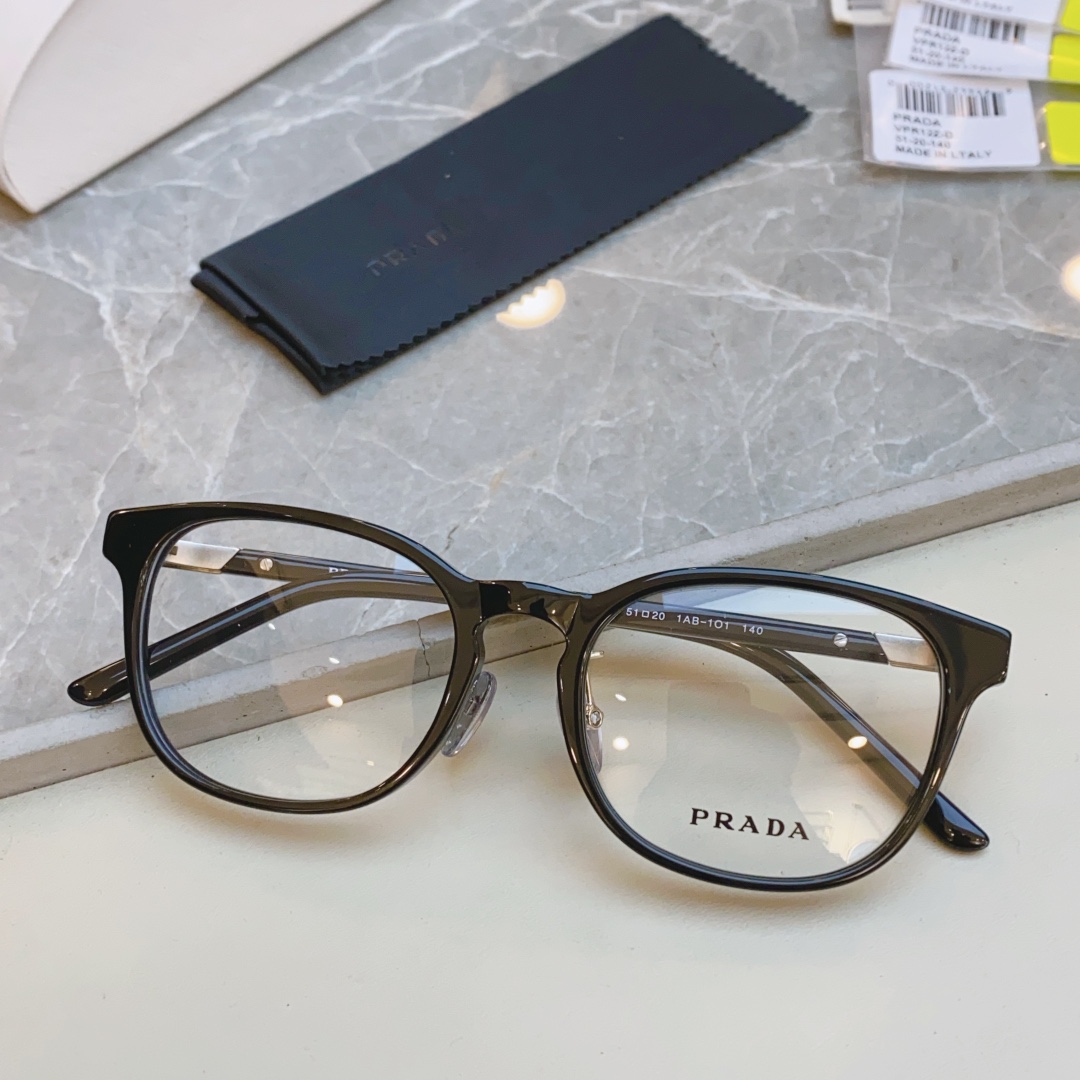 ，【PRAD*】普拉*达新款光学架，MODEL：VPR 12Z-D，SIZE：51口20-140