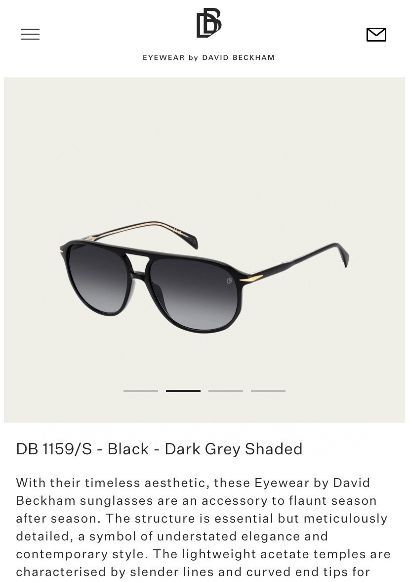 DAVIDBECKH*贝克*汉姆新款太阳镜️MODELDB1159/SSIZE58口16-145