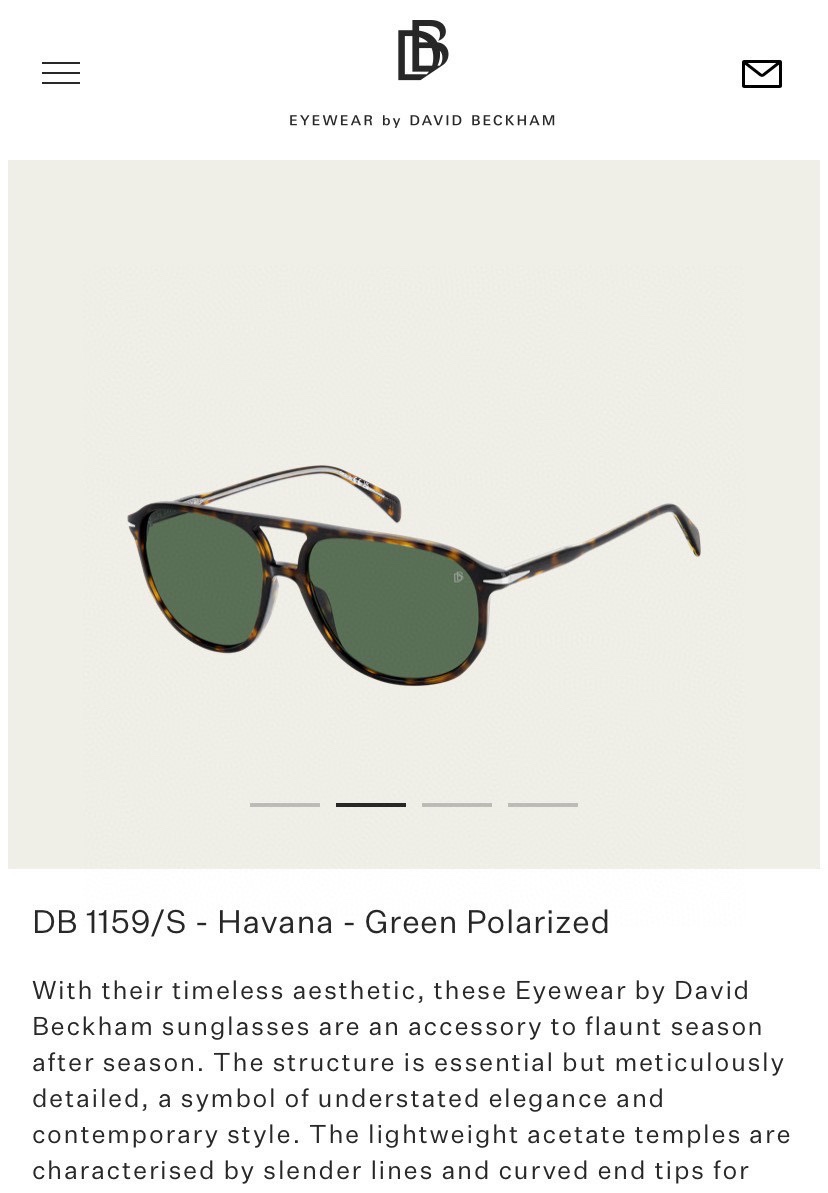 DAVIDBECKH*贝克*汉姆新款太阳镜️MODELDB1159/SSIZE58口16-145