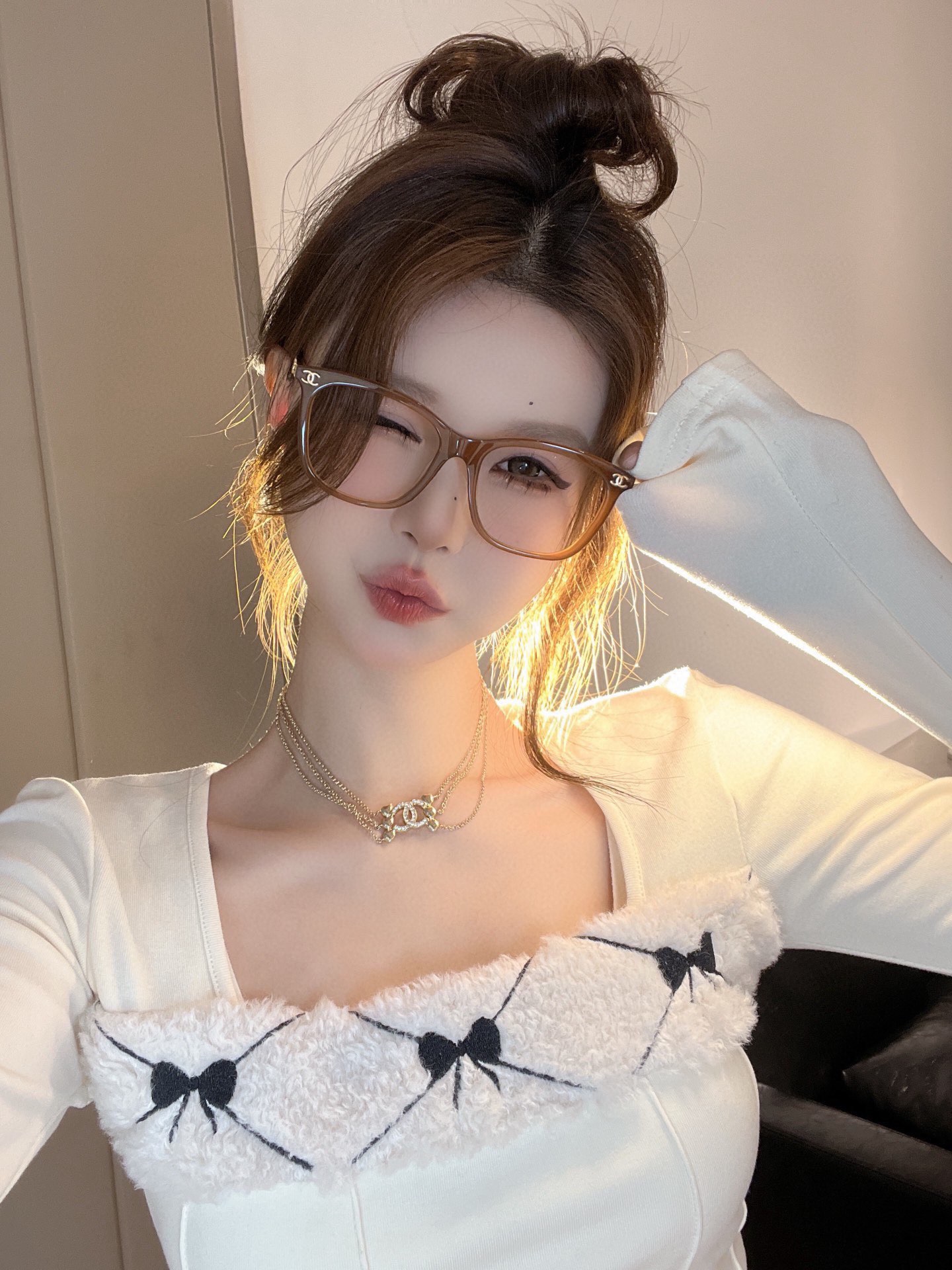 CHANE*香奈*儿新款光学架MODELCH0789SIZE52口17-140