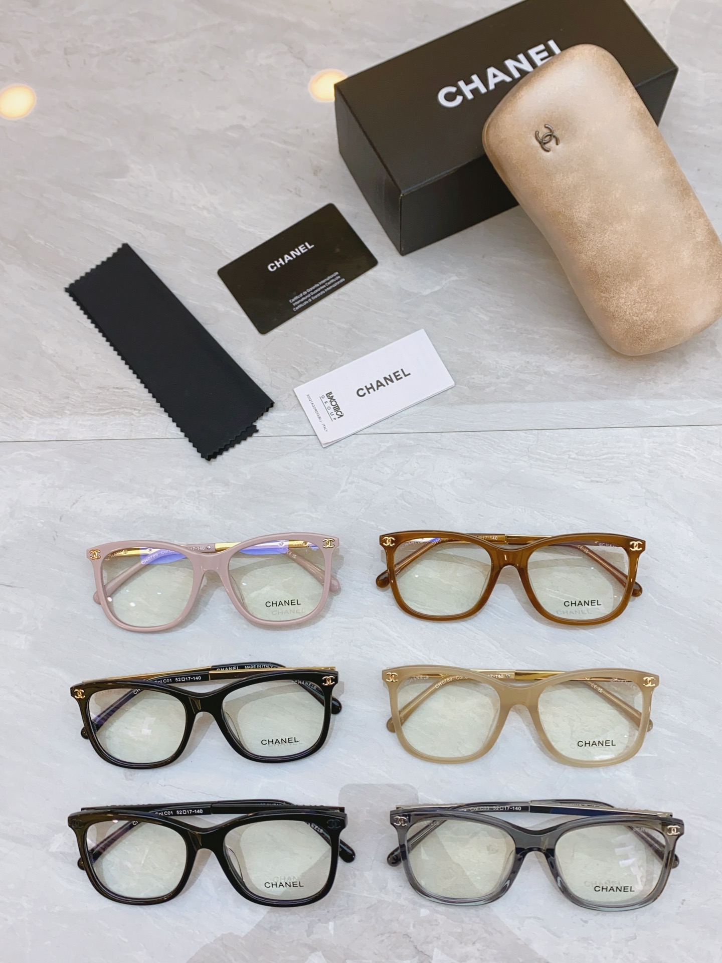 CHANE*香奈*儿新款光学架MODELCH0789SIZE52口17-140