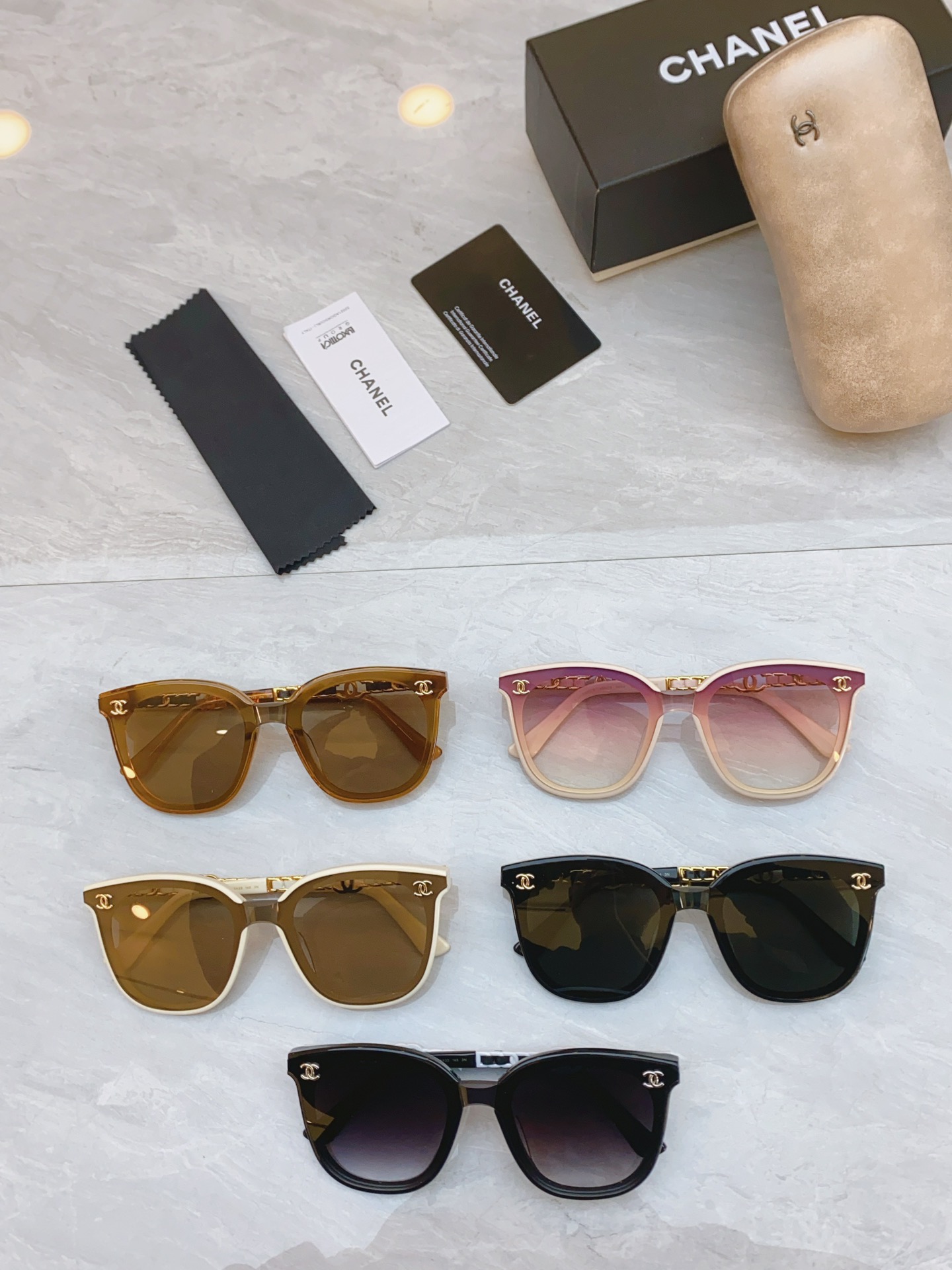 CHANE*香奈*儿新款太阳镜️️MODELA95072SIZE53口23-145