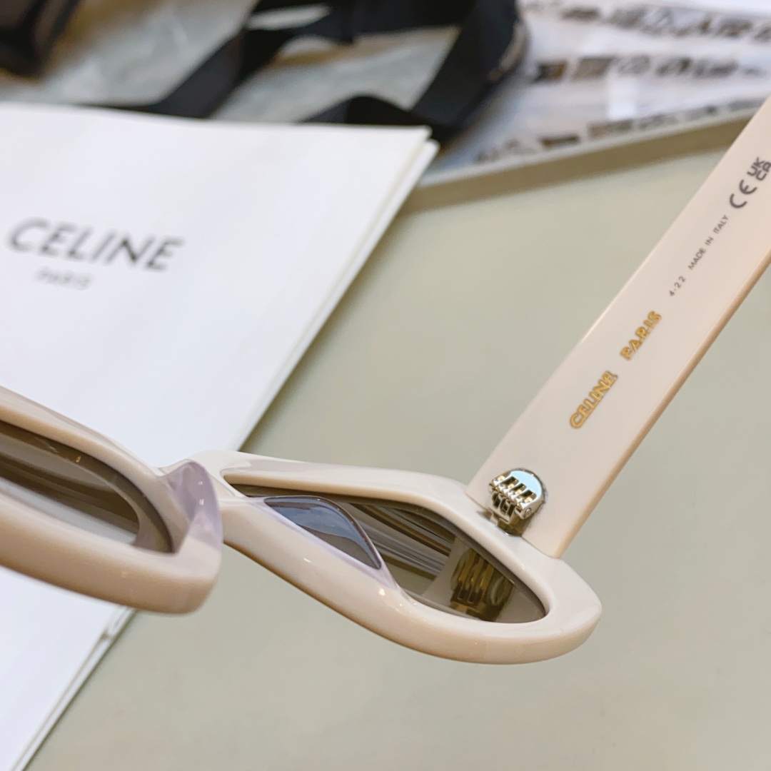️CL凯旋门方款高品质出货️遮脸Plus凹造型酷酷子墨镜速定️CELIN*赛*琳新款太阳镜️ModelC