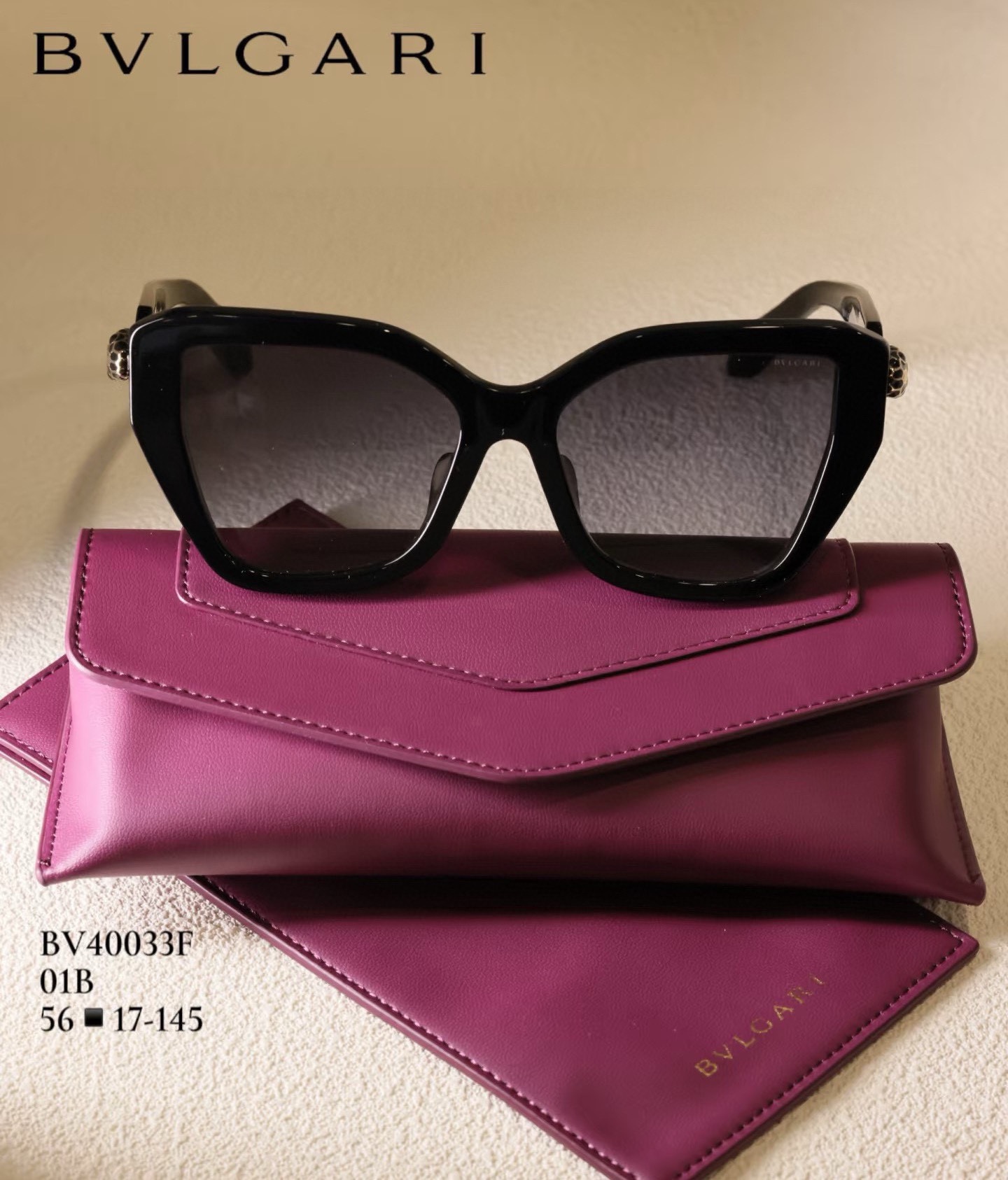 BVLGAR*宝格*丽新款太阳镜MODELBV40033ISIZE53口19-145