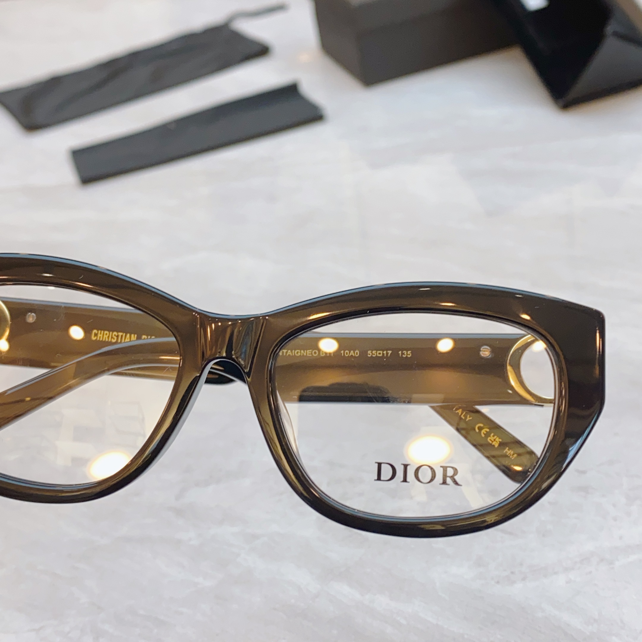 DIO*迪*奥新款光学架MODELDIOR30MONTAIGNEOB11SIZE55口17-135