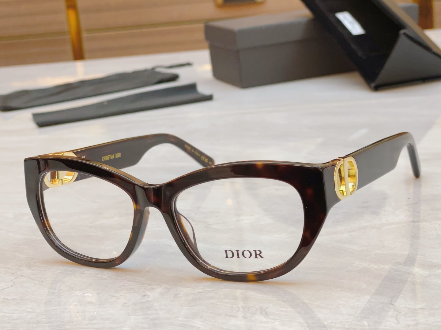 DIO*迪*奥新款光学架MODELDIOR30MONTAIGNEOB11SIZE55口17-135