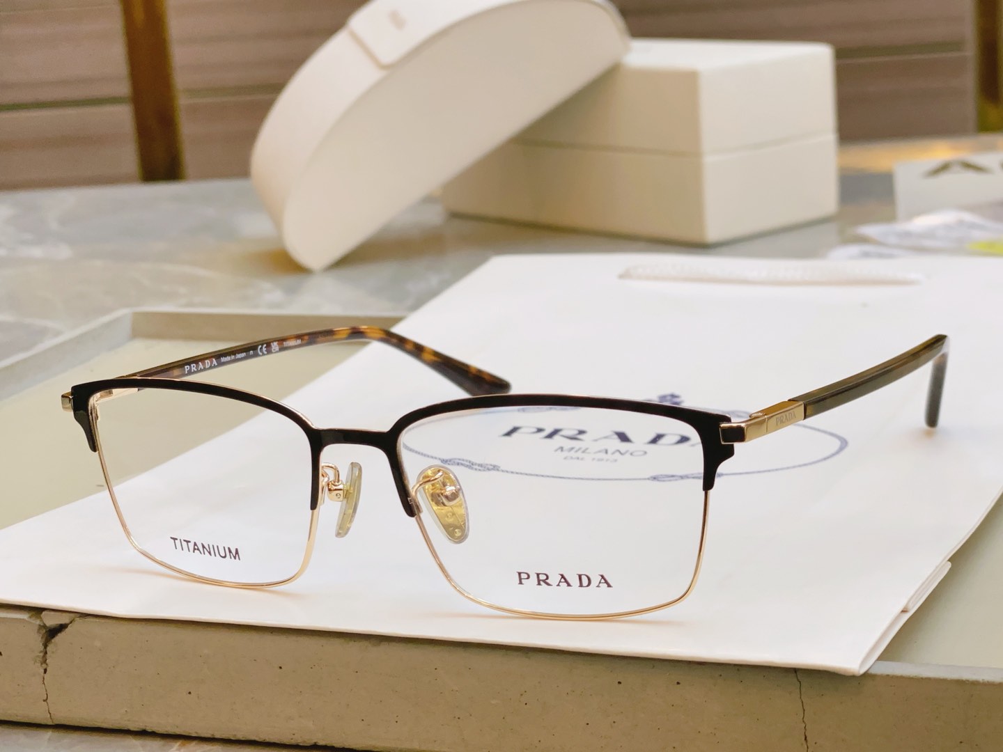 PRAD*普拉*达新款光学架MODELVPR60Y-DSIZE55口17-145