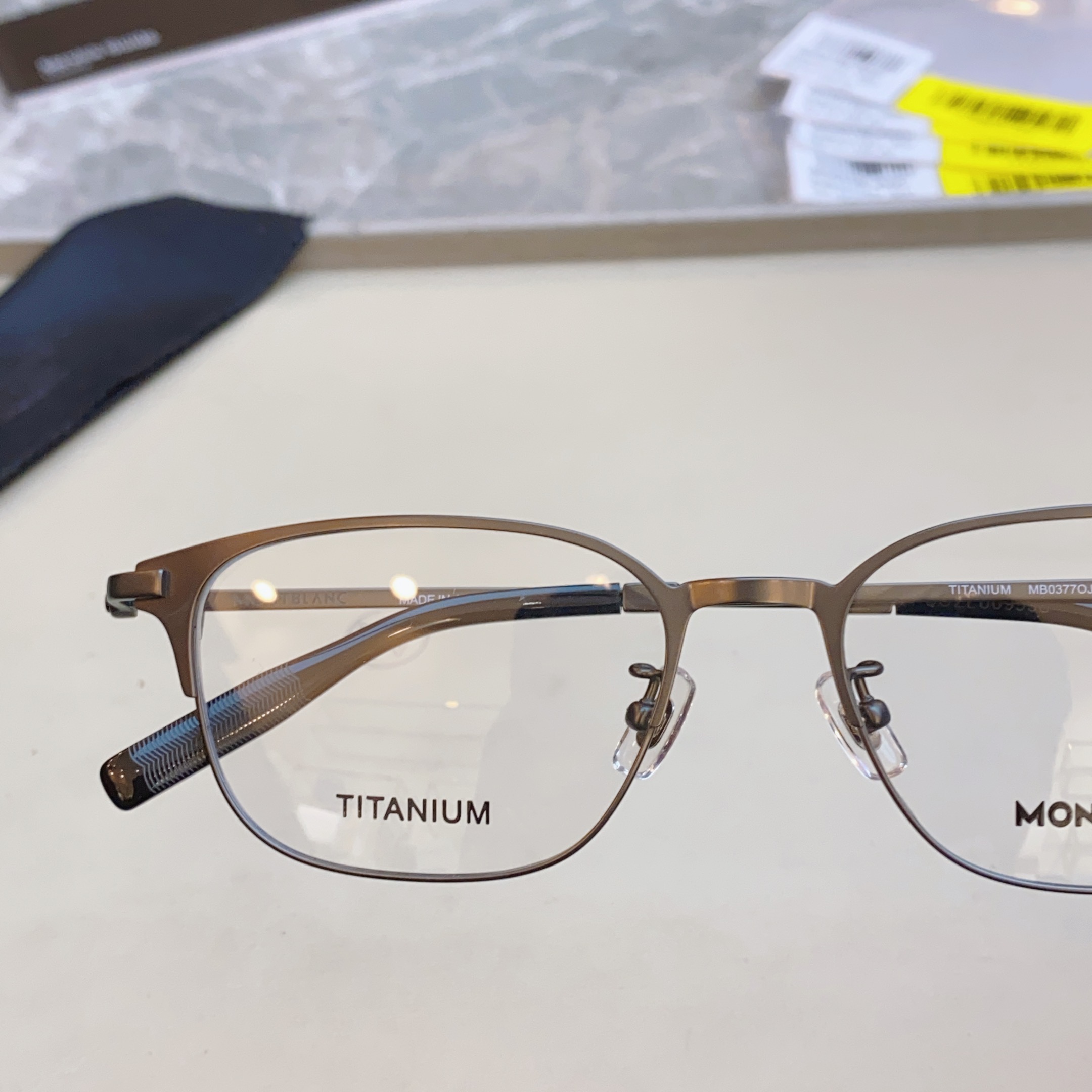 MONTBLAN*万宝龙新款光学架钛架MODEL:MB0377OJSIZE:54口17-150