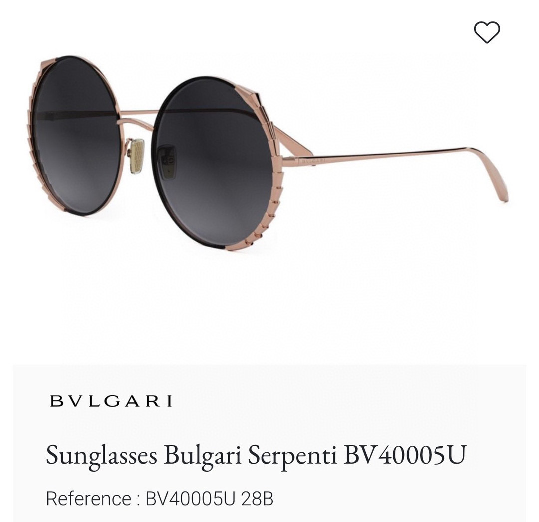 BVLGA*宝格*丽新款太阳镜MODELBV40005USIZE59口18-140