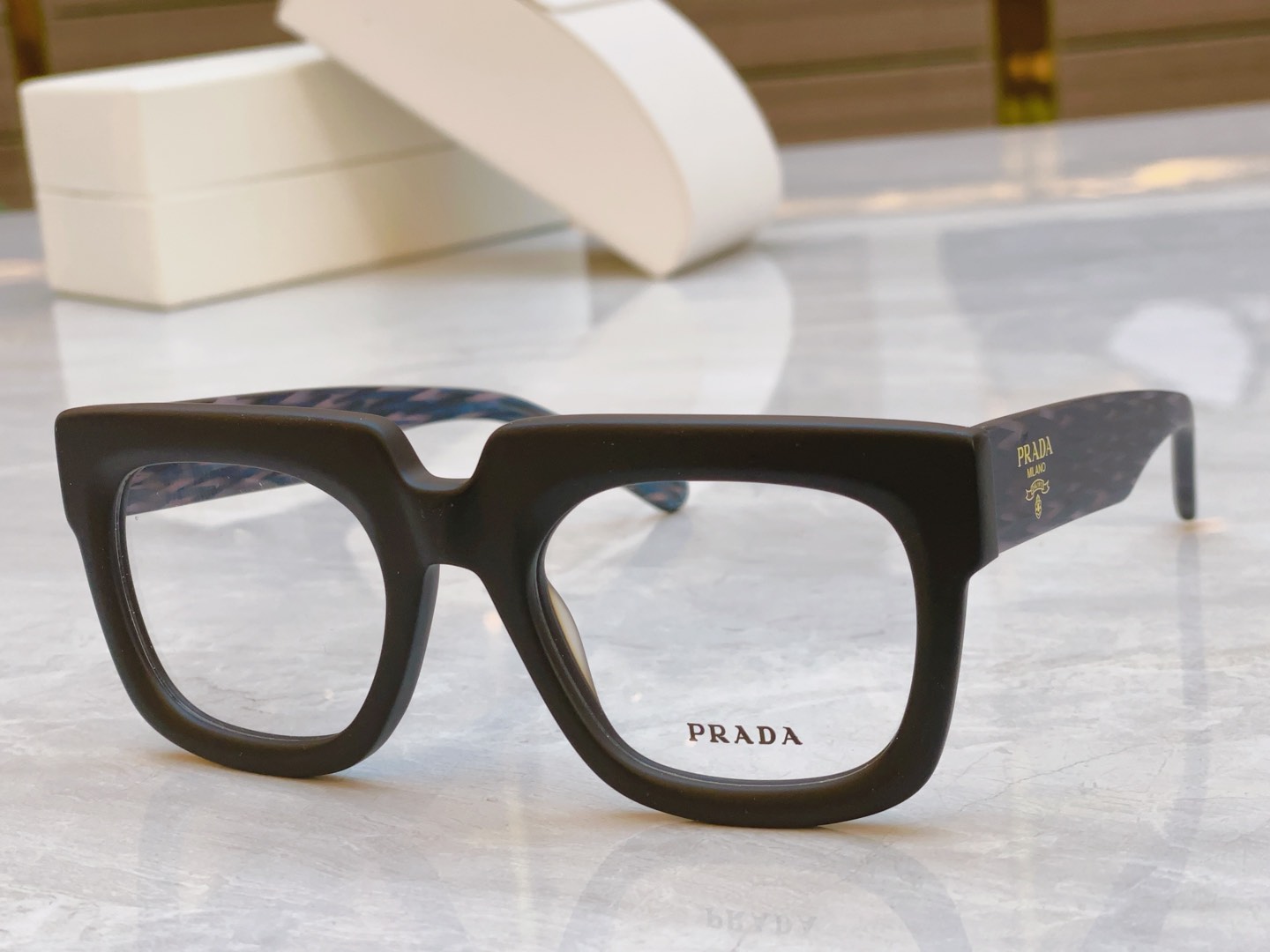 ，【PRAD*】普拉*达新款光学架，MODEL：PRA11VD，SIZE：54口18-145