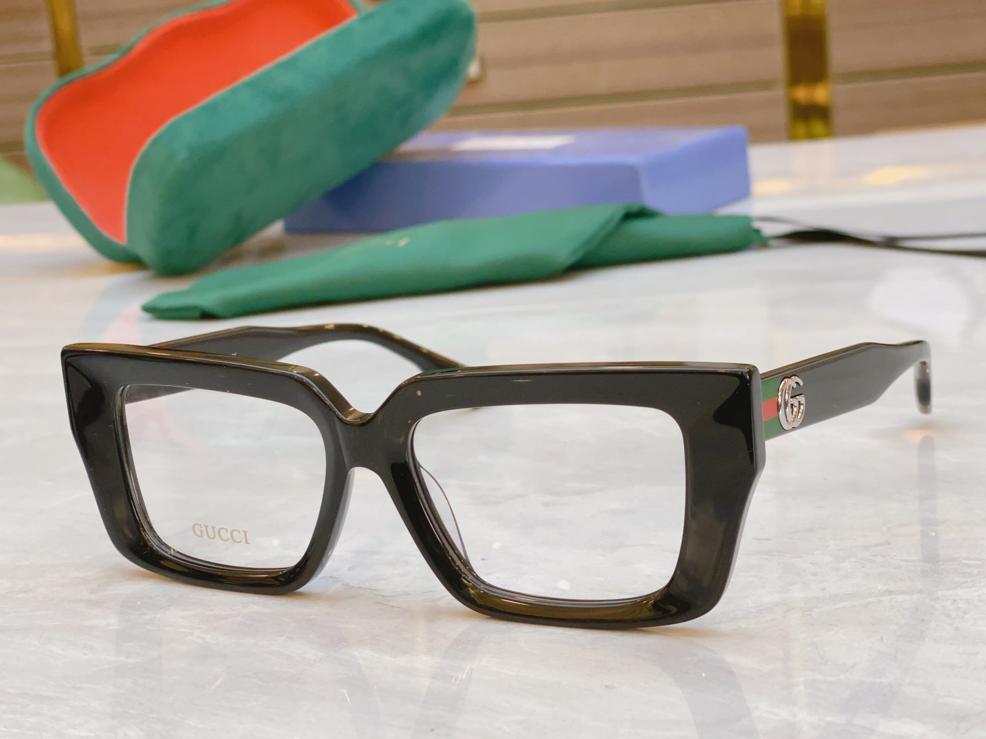 ，【GUCC*】古*驰新款光学架，MODEL：GG1529S，SIZE：54口19-145